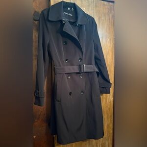 Calvin Klein Women’s Black Belted Trench Coat